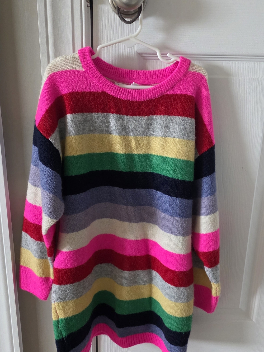 GAP Girls's Multicolor Striped Tunic Sweater Dress